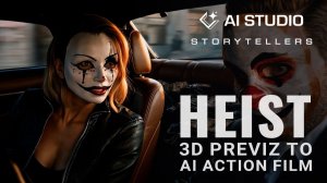 Творцы в iClone AI Studio: HEIST — Превращаем 3D-превиз в полноценный ИИ-боевик!
