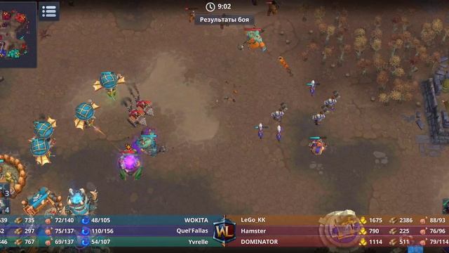 РУ игроки против ENG игроков в режиме 3*3 в игре WarLegends RTS смотреть онлайн