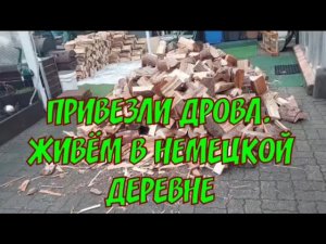 КУПИЛИ НЕДОРОГО ДРОВА В ГЕРМАНИИ