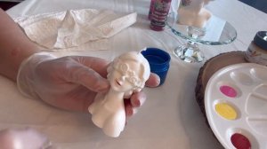 Роспись свечей акриловыми красками\Painting candles with acrylic paints #свечиручнойработы #свічки
