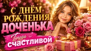 С днём рождения доченька: красивые открытки бесплатно | Домохозяйка