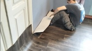 Укладка линолеума на подстилку из ДВП