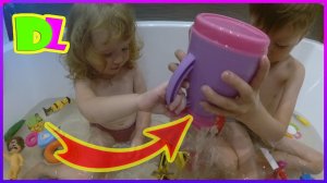 ШИПЯЩИЙ ШАРИК. ВАННА С ИГРУШКАМИ. ПРЫЖКИ В ВОДУ