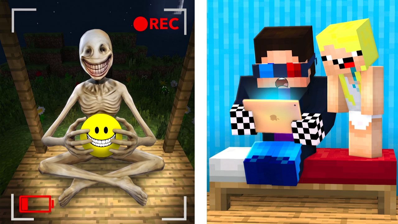 🙈СЛЕДИМ ЗА ВЕРИТИ ЧЕРЕЗ СКРЫТЫЕ КАМЕРЫ В МАЙНКРАФТ! ШЕДИ MINECRAFT смотреть онлайн