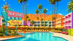 1960'S ATOMIC LOUNGE JAZZ ｜ PALM SPRINGS POOL PARTY