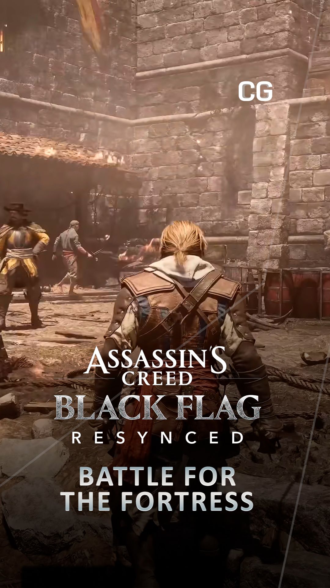 Assassin’s Creed Black Flag Resynced - Геймплей битва за форт #шортс