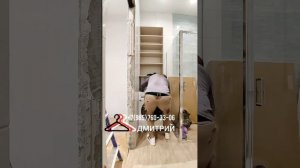 2025.06.20 Сам своими руками собираю шкафчик в санузел. Навесил шкаф на стену ванной, над стиралкой.