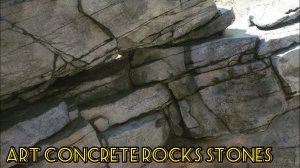 Не нужно выравнивать стены под Декоративные камни, скалы из Арт бетона. Art concrete rocks stones