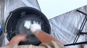 Как сделать картину из гипса и ткани
