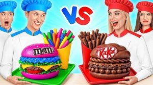 Кулинарное шоу Челлендж | Шоколадная vs Радужная еда