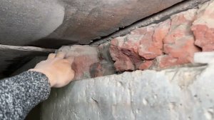 Реконструкция стыка стены и потолка в подвале гаража