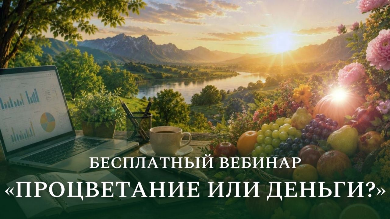 Бесплатный вебинар «Процветание или деньги» смотреть онлайн