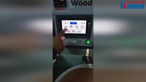 Автоматический кромкооблицовочный станок EcoWood Evolution 6 - Нанесение кромки на плитный материал