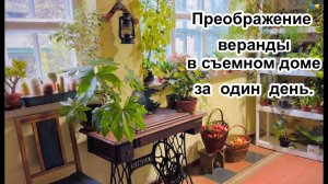 ПРЕОБРАЖЕНИЕ  ВЕРАНДЫ В СТАРОМ ДОМЕ ЗА ОДИН ДЕНЬ
