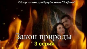 Впечатления от 3 серии турецкого сериала «Закон природы»