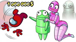 АМОГУС убивает персонажей РЕПО x БРЕЙНРОТ!!!