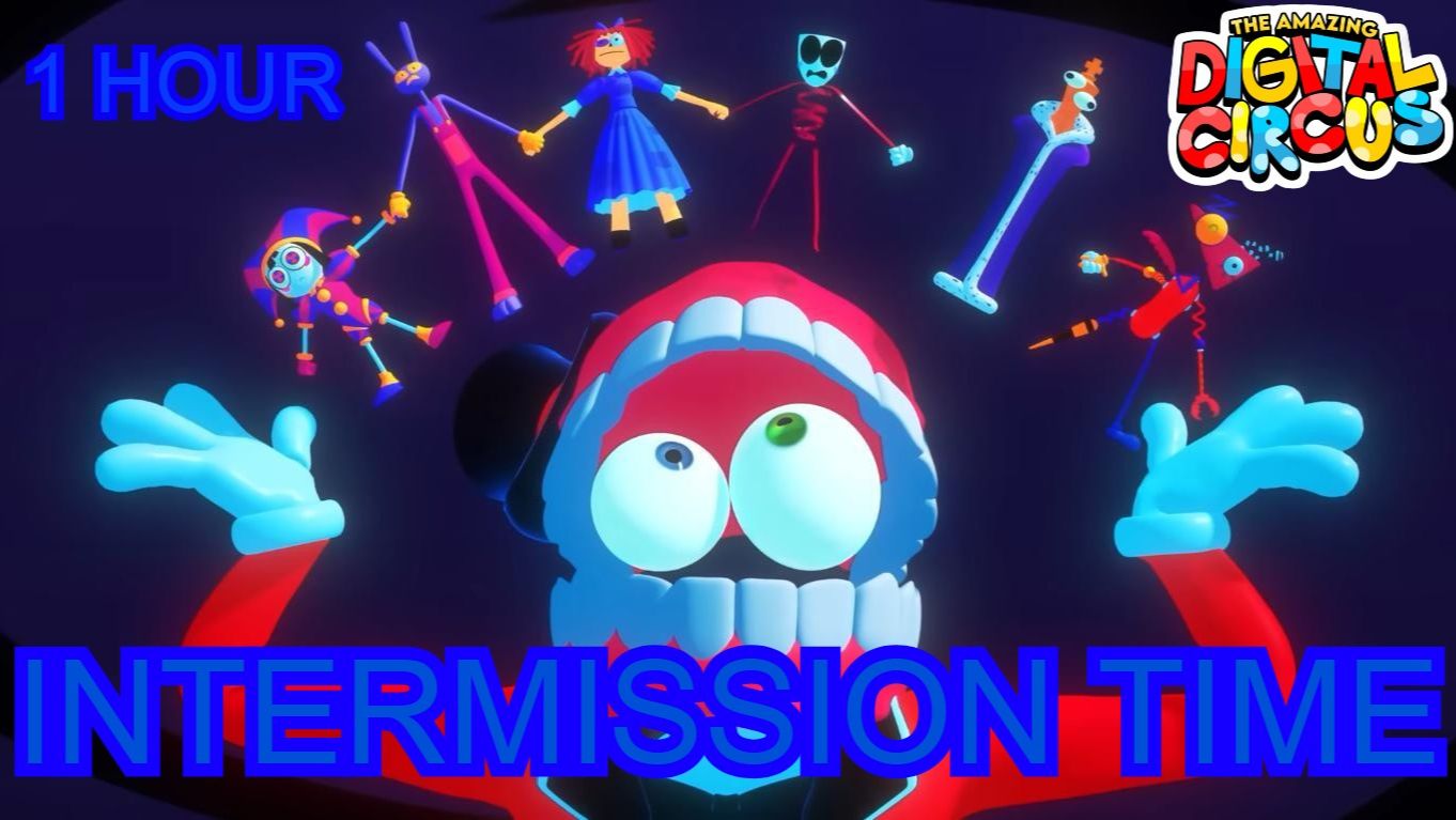 🎪INTERMISSION TIME 1 HOUR - THE AMAZING DIGITAL CIRCUS! ВРЕМЯ АНТРАКТА 1 ЧАС - УЦЦ! #digitalcircus смотреть онлайн