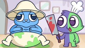 КОТ СМУРФ НО ОН ЕДА!!!