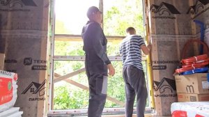 Установка пластиковых окон в каркасном доме