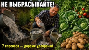 ДРЕВЕСНАЯ ЗОЛА — 7 СОВЕТСКИХ способов применения, которые работают 50 ЛЕТ! Вы это ВЫБРАСЫВАЕТЕ!!!