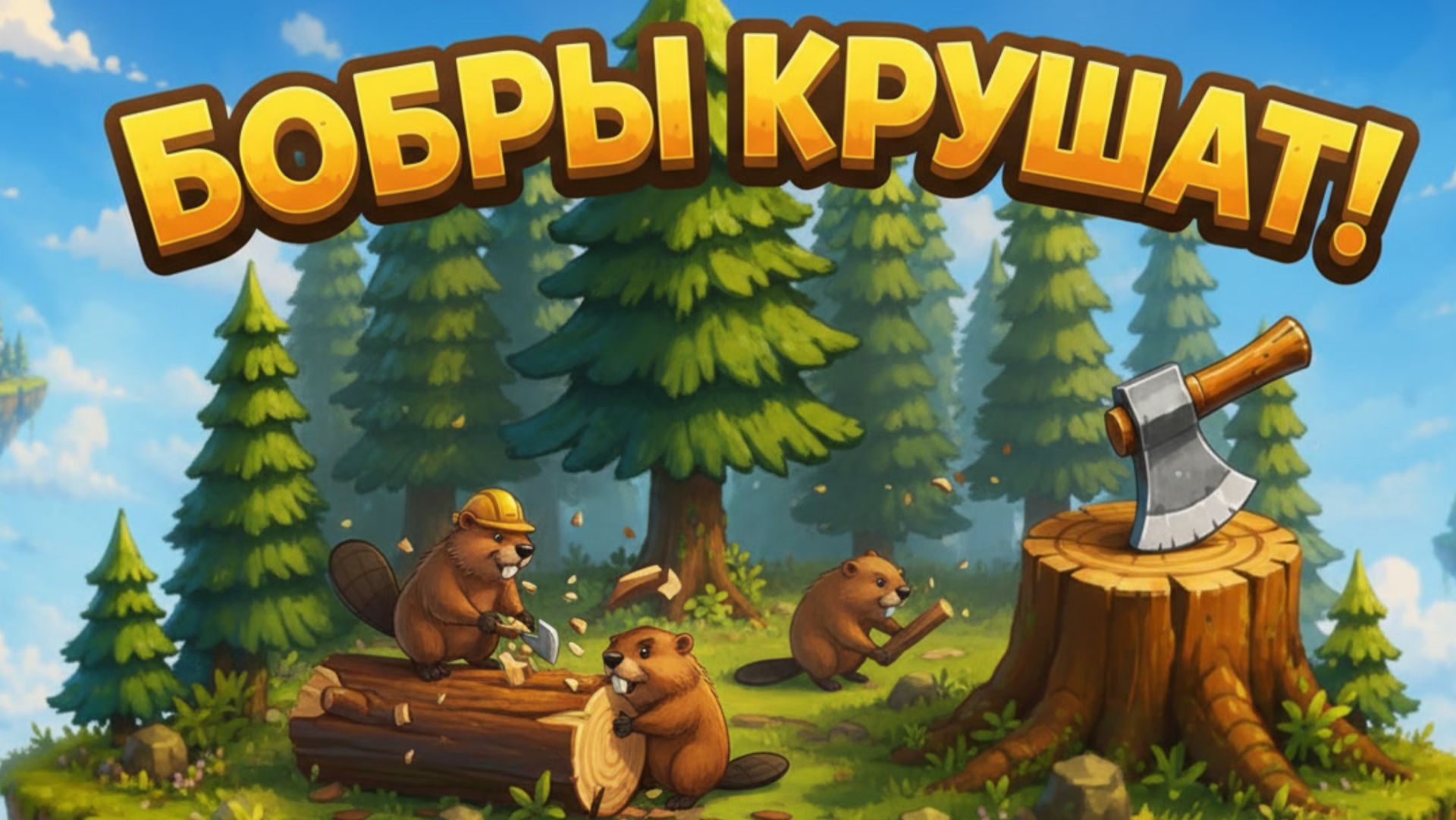 Я НАНЯЛ АРМИЮ БОБРОВ-ЛЕСОРУБОВ! 🦫 Безумный 3D кликер Chop Loop смотреть онлайн