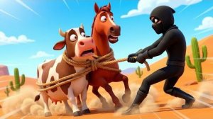 🐄🐴 Кто похитил животных с фермы? Мультики для детей