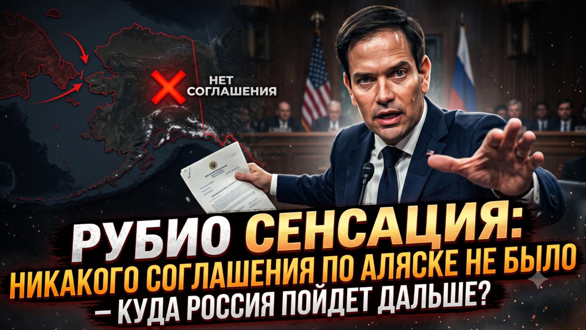📢Себастиан Сас | Заявление Рубио: Соглашения по Аляске не было — куда теперь двигаться России?