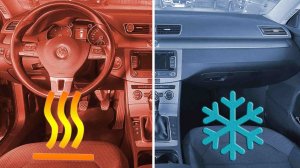 Со стороны водителя идёт горячий воздух,а со стороны пассажира - холодный… VW, Skoda, Audi, Seat