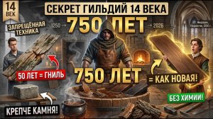 Я обработал доски ТАК и они стали крепче КАМНЯ! Секрет мастеров 14 века
