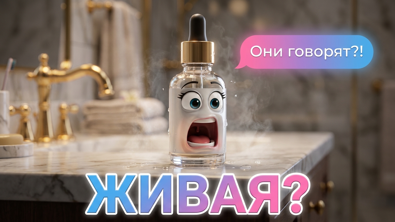 А если уходовая косметика будет говорить? Интересный был бы мультик 😅