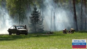 Показательное выступление инструкторов