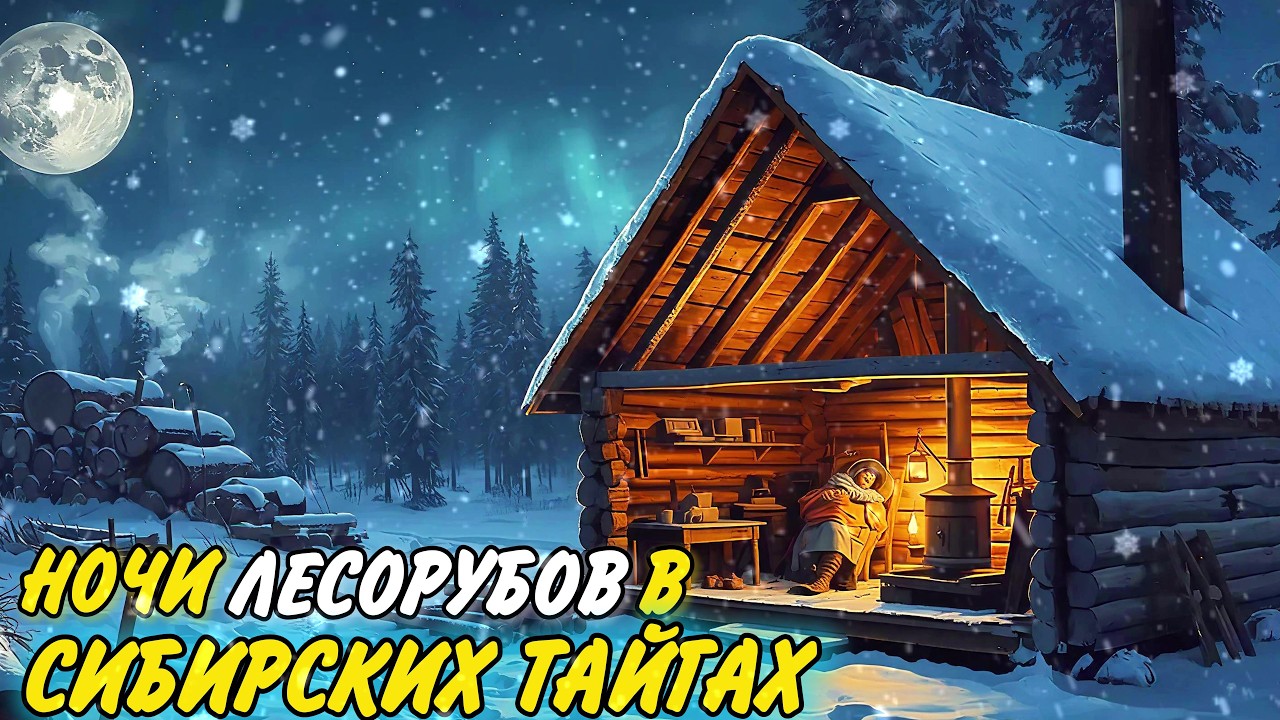 Сибирские лесорубы: тайга, мороз и ночи в рабочих лагерях🌛Лекция для сна