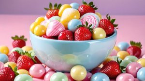 AI ASMR: Хруст кристаллической клубники 🍓🎧
