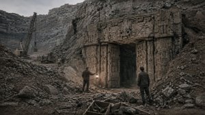 Под карьером нашли тайный вход в ГРОБНИЦУ неизвестной цивилизации