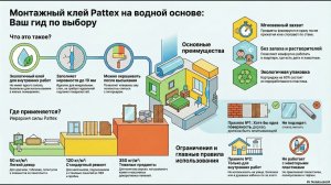 Pattex монтажные клея на водной основе