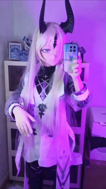 Кигуруми-косплэй Necrass из Arknights. #cosplay #arknights смотреть онлайн