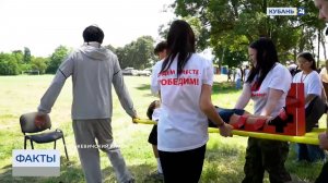 Пожарные провели испытания для участников турслета в Гулькевичском районе
