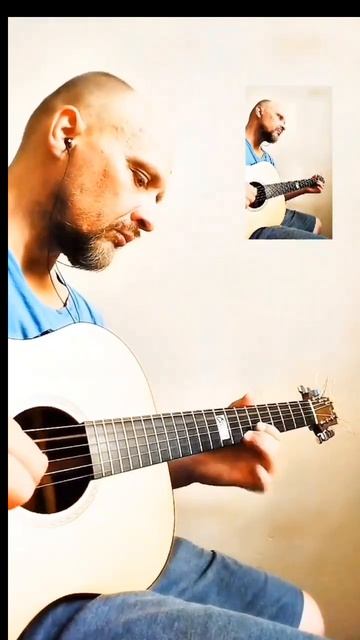 Фрагмент пьесы для гитары - Guitar piece fragment смотреть онлайн