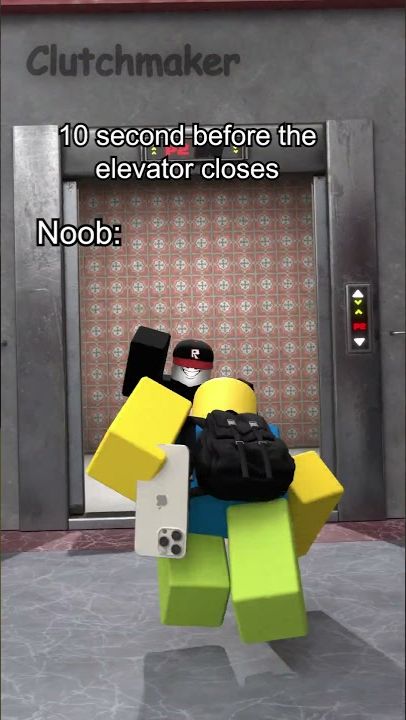 Elevator closes in 1 second 💀