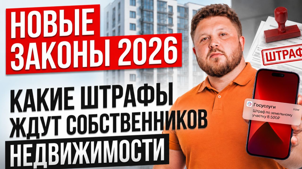 5 ИЗМЕНЕНИЙ 2026 года, которые ударят по каждому собственнику недвижимости смотреть онлайн