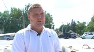 Площадь Ленина и сквер в районе вокзала ремонтируют в Бийске (25.06.26г., Бийское телевидение)