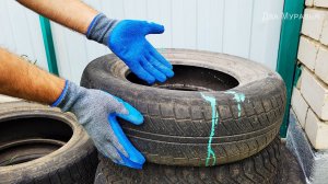 НЕ ВЫБРАСЫВАЙ старые покрышки!!! Шикарная идея как их можно применить! DIY