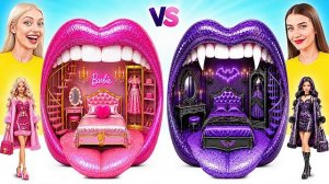 Строим Удивительный Кукольный Домик | Барби vs Вампир Челлендж