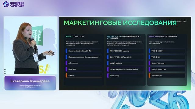 Спонсорский блок: СберМаркетинг - Золотой спонсор Конгресса ОИРОМ