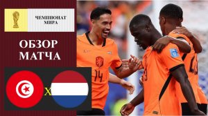 Тунис - Нидерланды обзор матча