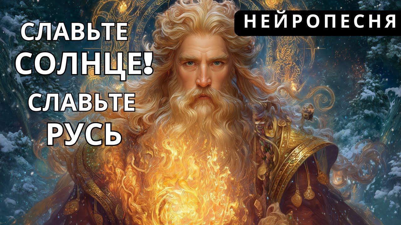 Славьте Солнце! Славьте Русь! 🌞 Коляда Сварожич 🔥 Славянская песня Марина Царь Волкова❄️НЕЙРОПЕСНЯ. смотреть онлайн