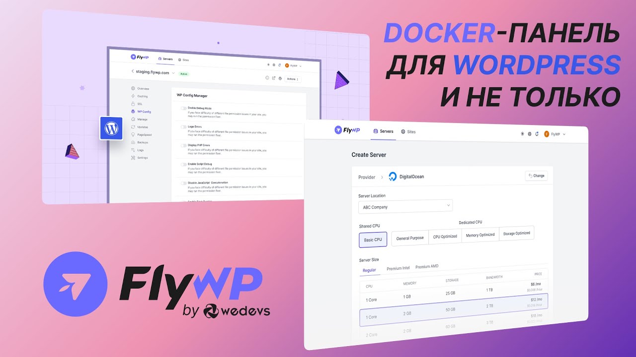 WordPress в Docker-контейнерах: тестируем FlyWP как панель для VPS смотреть онлайн