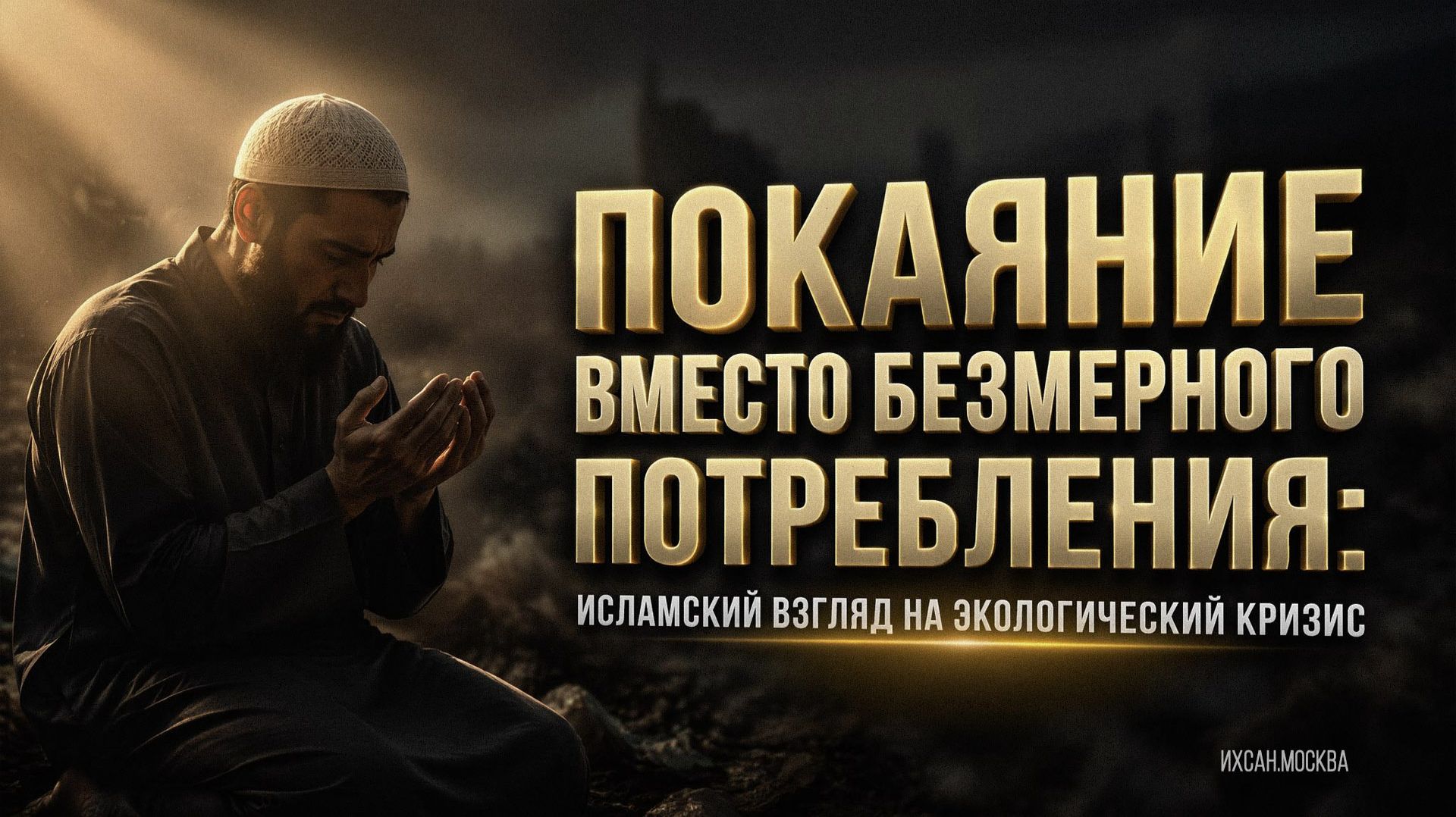 ПОКАЯНИЕ ВМЕСТО БЕЗМЕРНОГО ПОТРЕБЛЕНИЯ: ИСЛАМСКИЙ ВЗГЛЯД НА ЭКОЛОГИЧЕСКИЙ КРИЗИС
