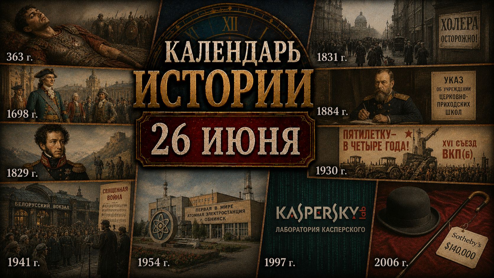 КАЛЕНДАРЬ ИСТОРИИ 26 ИЮНЯ
