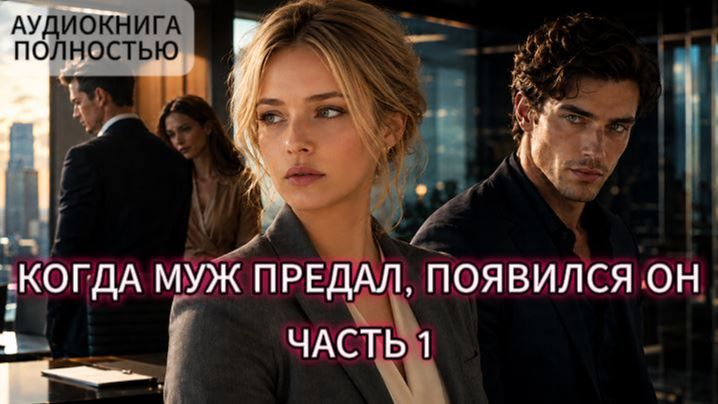 КОГДА МУЖ ПРЕДАЛ, ПОЯВИЛСЯ ОН | ЧАСТЬ 1| АУДИОКНИГА ПОЛНОСТЬЮ | ЛЮБОВНЫЙ РОМАН смотреть онлайн